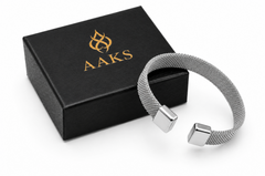 AAKS Mesh Bracelet | Premium Stainless Steel Minimalist Bracelet