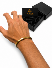 AAKS Cuff Bracelet | Premium Stainless Steel Open Cuff Bracelet