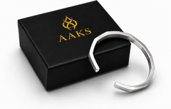 AAKS Cuff Bracelet | Premium Stainless Steel Open Cuff Bracelet
