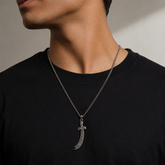 AAKS Zulfiqar Sword Pendant | Premium Steel Islamic Pendant