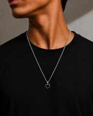 AAKS Eternal Heart Pendant | Premium Stainless Steel Heart Necklace