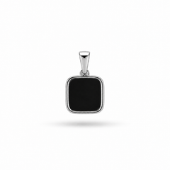 AAKS Signature Square Pendant | Premium Stainless Steel Pendant
