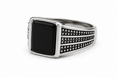 AAKS Eclipse Signet Ring | Premium Stainless Steel Statement Ring