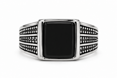 AAKS Eclipse Signet Ring | Premium Stainless Steel Statement Ring