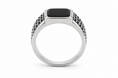 AAKS Eclipse Signet Ring | Premium Stainless Steel Statement Ring