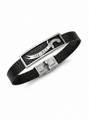 AAKS Haider Honor Bracelet | Premium Leather & Stainless Steel Bracelet