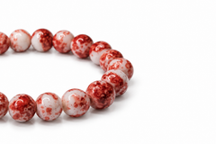 AAKS Crimson Frost Bead Bracelet
