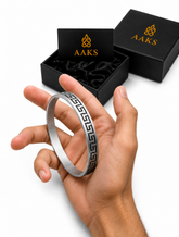AAKS Apex Steel Bracelet | Premium Stainless Steel Geometric Bracelet