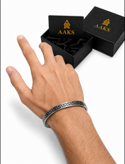 AAKS Apex Steel Bracelet | Premium Stainless Steel Geometric Bracelet