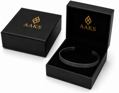 AAKS Ayat Ul Kursi Bracelet | Islamic Stainless Steel Cuff Bracelet