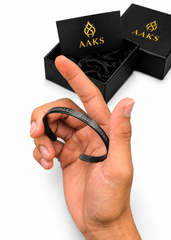AAKS Ayat Ul Kursi Bracelet | Islamic Stainless Steel Cuff Bracelet