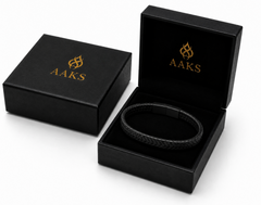 AAKS Terra Bracelet | Premium Braided Leather Bracelet