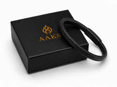 AAKS Terra Bracelet | Premium Braided Leather Bracelet