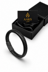 AAKS Terra Bracelet | Premium Braided Leather Bracelet
