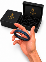AAKS Terra Bracelet | Premium Braided Leather Bracelet