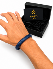 AAKS Terra Bracelet | Premium Braided Leather Bracelet