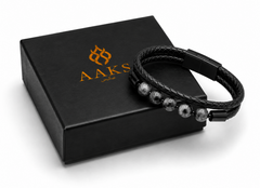AAKS Midnight Duo Bracelet | Premium 2-Piece Bracelet Set