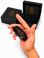 AAKS Midnight Duo Bracelet | Premium 2-Piece Bracelet Set