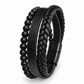 AAKS Urban Fusion Bracelet | Premium Leather Bracelet