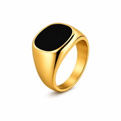 AAKS Monarch Signet Ring | Premium Stainless Steel Luxury Ring