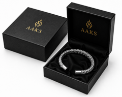 AAKS Braided Steel Bracelet | Premium Stainless Steel Bracelet