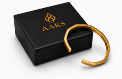 AAKS Cuff Bracelet | Premium Stainless Steel Open Cuff Bracelet