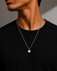 AAKS Eternal Heart Pendant | Premium Stainless Steel Heart Necklace