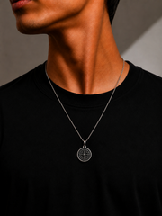 AAKS Compass Legacy Pendant | Premium Stainless Steel Compass Pendant