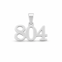 AAKS 804 Number Pendant | Premium Stainless Steel Number Pendant