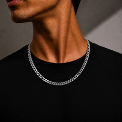 AAKS Infinity Weave Chain (Silver) | Premium Stainless Steel Braided Chain