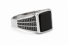 AAKS Eclipse Signet Ring | Premium Stainless Steel Statement Ring