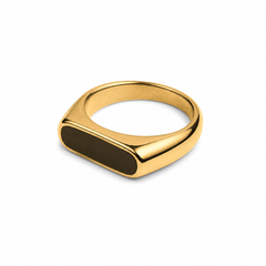 AAKS Nova Oval Signet Ring | Premium Stainless Steel Ring