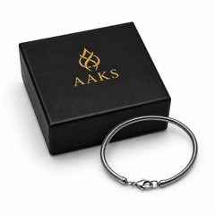 AAKS Infinity Hook Bracelet | Stainless Steel Snake Chain Bracelet