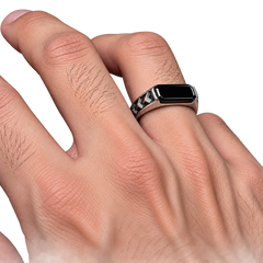 AAKS Vortex Signet Ring | Premium Stainless Steel Ring