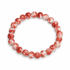 AAKS Crimson Frost Bead Bracelet