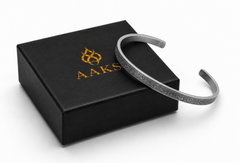 AAKS Ayat Ul Kursi Bracelet | Islamic Stainless Steel Cuff Bracelet