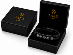 AAKS Midnight Duo Bracelet | Premium 2-Piece Bracelet Set