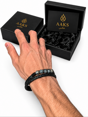 AAKS Midnight Duo Bracelet | Premium 2-Piece Bracelet Set
