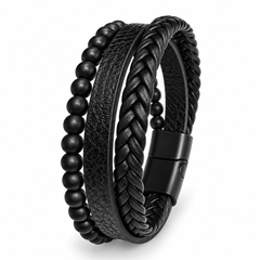 AAKS Urban Fusion Bracelet | Premium Leather Bracelet