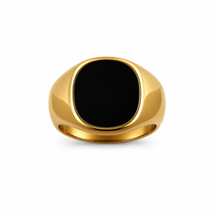 AAKS Monarch Signet Ring | Premium Stainless Steel Luxury Ring