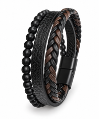 AAKS Urban Fusion Bracelet | Premium Leather Bracelet