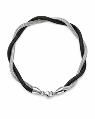 AAKS Fusion Twist Bracelet | Premium Stainless Steel Dual-Tone Bracelet